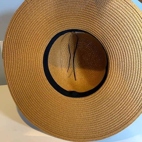 Leopard Print Bow Sun Hat - Picture 7 of 7